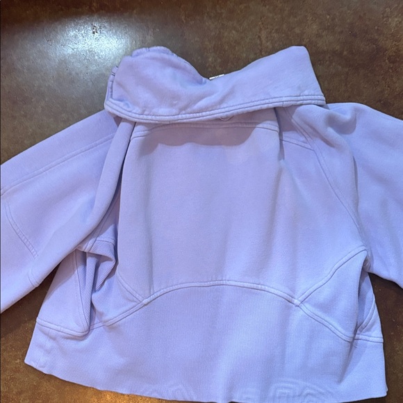 Lululemon Women's Lilac funnel neck half zip scuba size xs/s - Picture 6 of 6